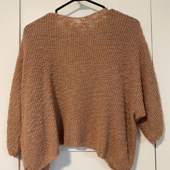 Very cute pom pom cropped cardigan front Plenty - Picture 2 of 2